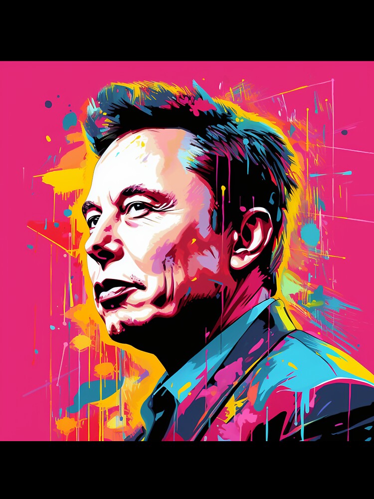 Musk Pop Art 2 by AstroRisq