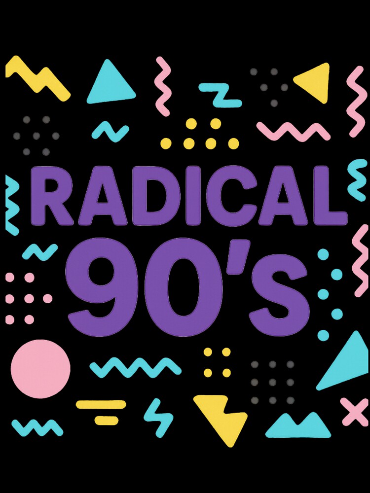 Radical 90’s – Retro Memphis Design by AuuuStudio