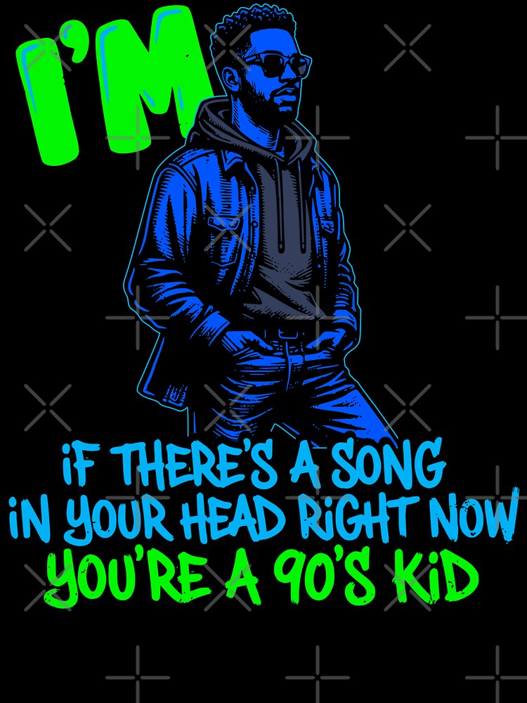 A 90's blue kid gets it, nineties vibe vintage retro party guess the song by KHWD