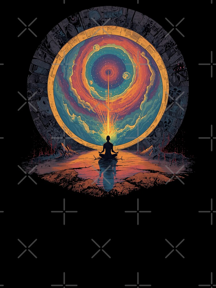 Psychedelic Cosmic Art – Spiritual Meditation, Street Art & Visionary Digital Pop Art by PLUSHIWORLDtm