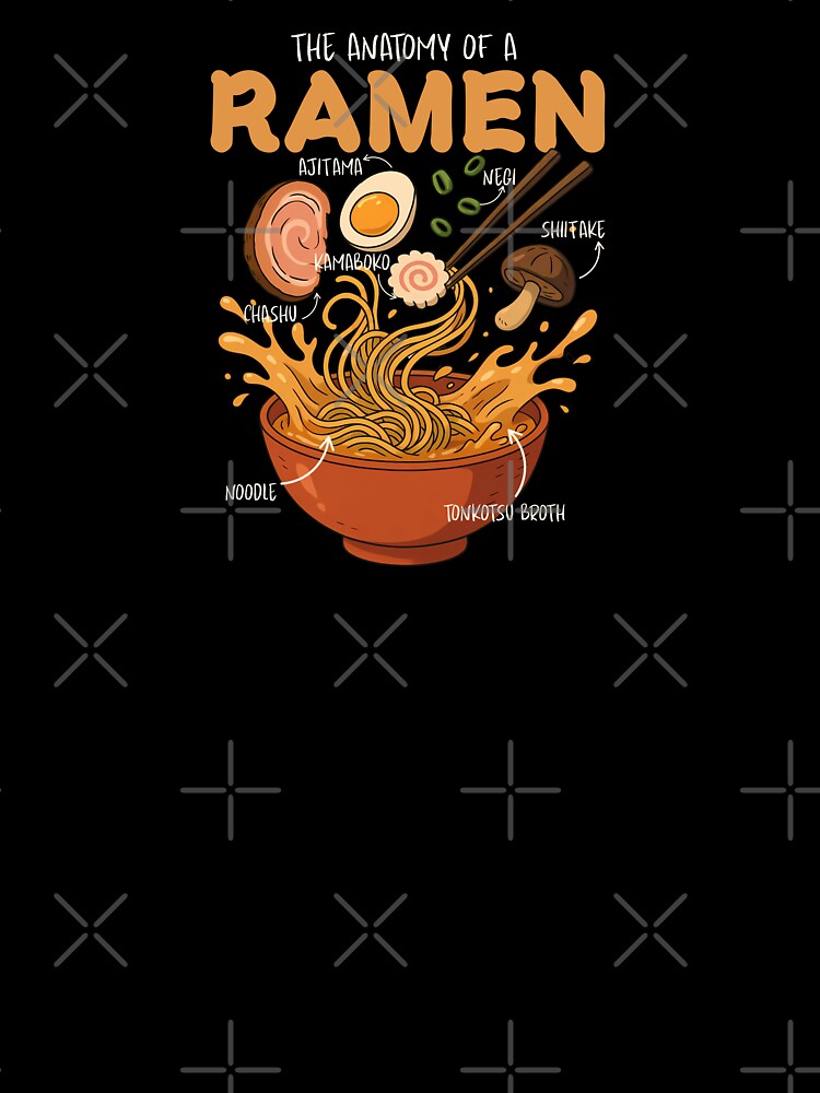 The Anatomy Of Ramen by The magic  Yellow bus