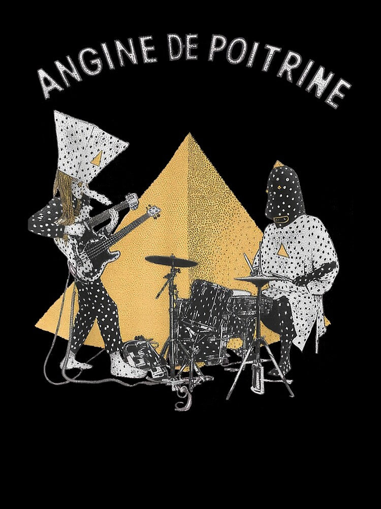 Angine De Poitrine Band Vintage Music by PatrickGabriel