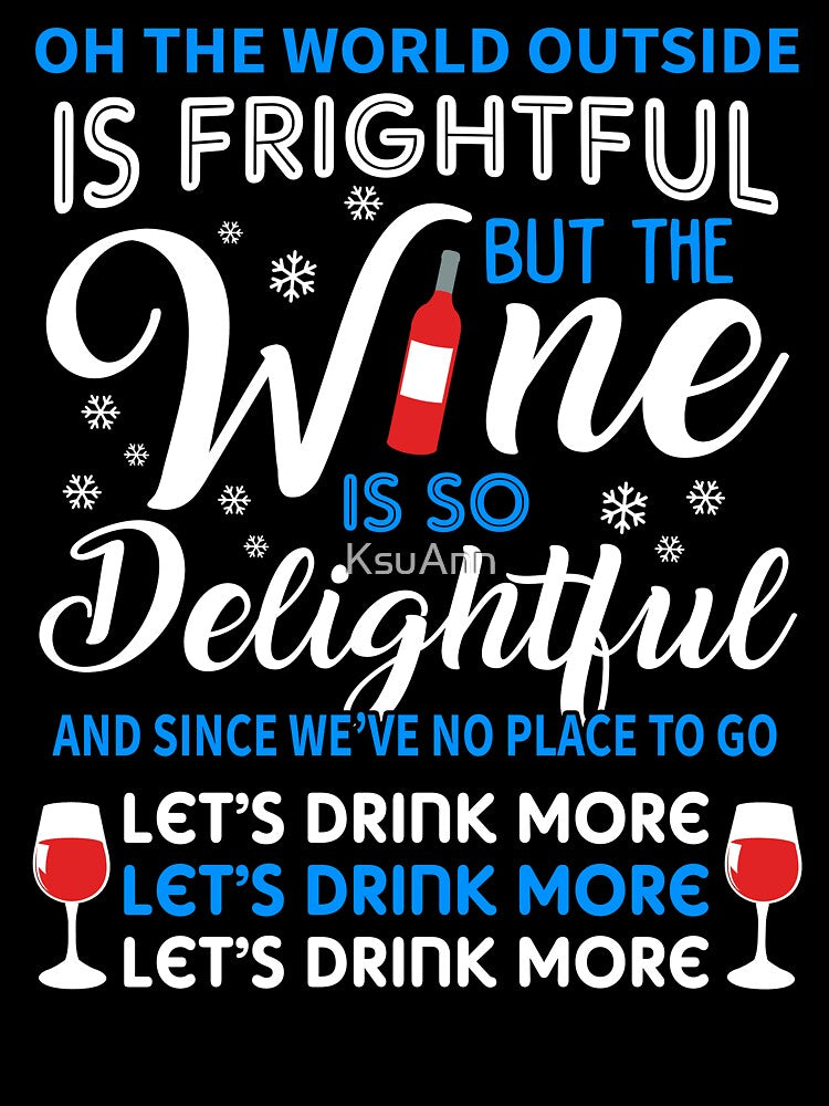 Funny Wine Gifts Men Women Wine Ugly Christmas Wine by KsuAnn