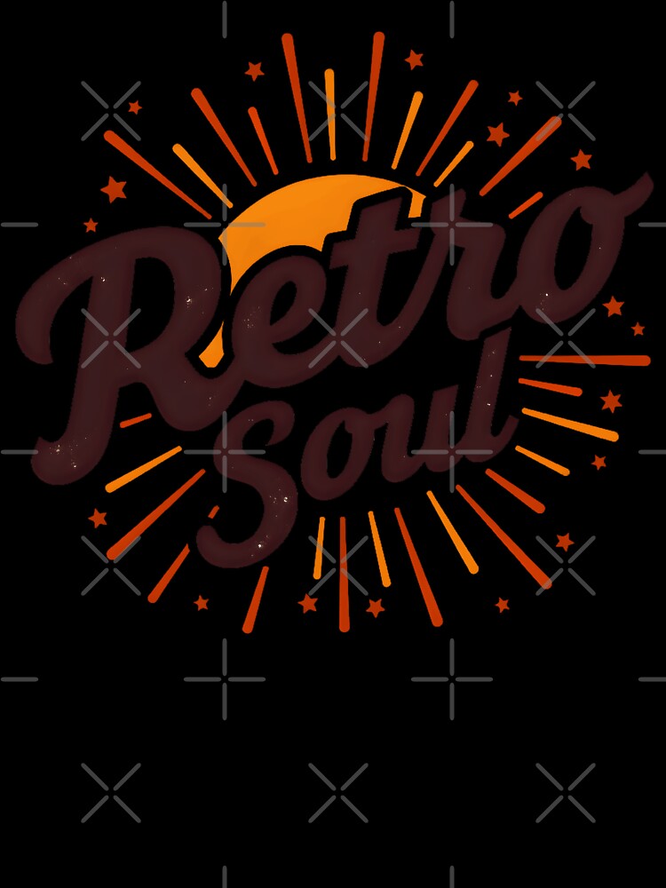 Retro Soul Vintage Sunset Design by Everywhere Prints