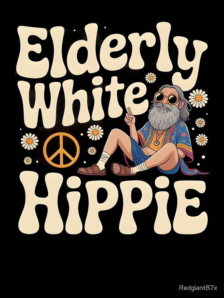 Elderly White Hippie by Redgiant87x