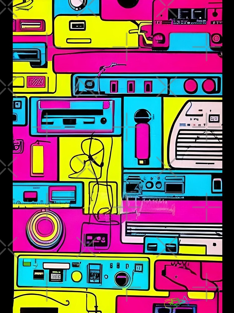 80’s Pop Art Vibes 103 by Benito Del Ray