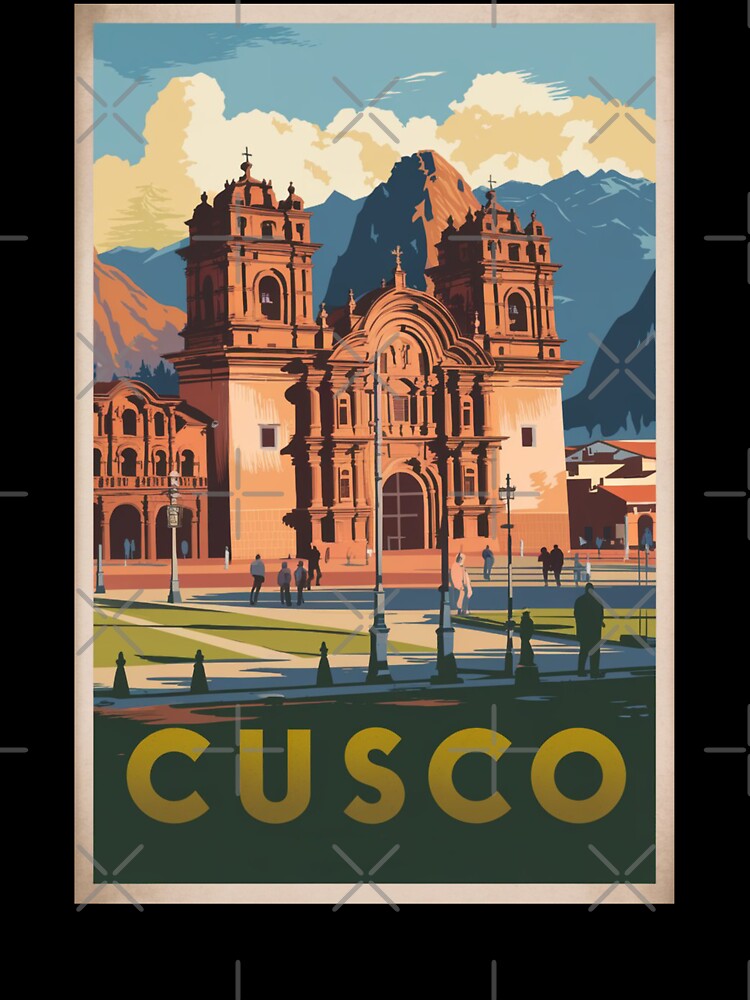 Cusco Vintage Travel Poster by TravelerRat