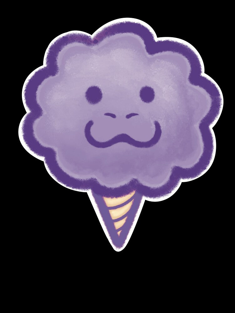 cotton candy seal purple by petselkie