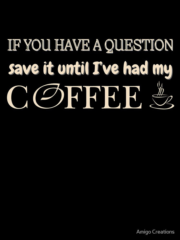 For coffee lovers and those in need of a boost by Amigo Creations