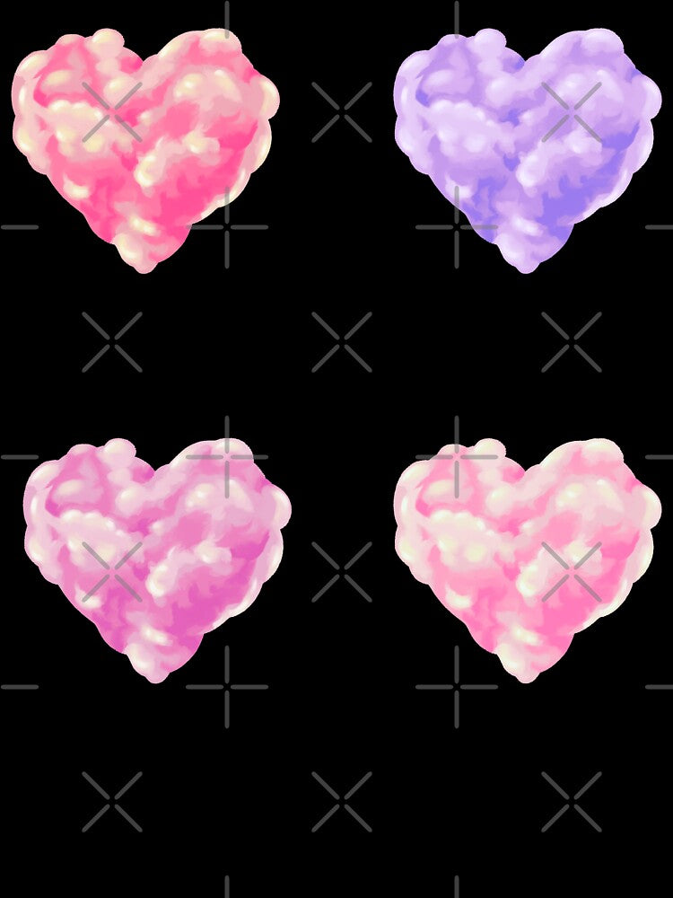 Heart cotton candy sticker by DesignPMG