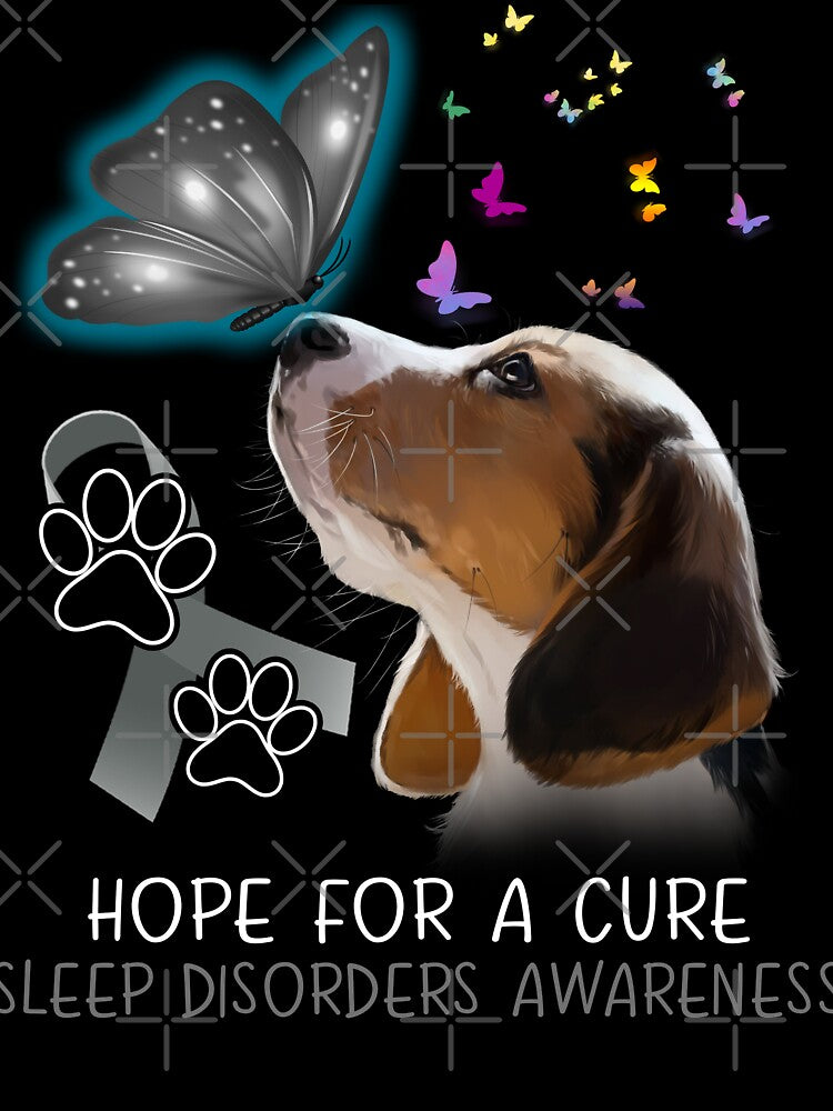 Beagle Hope For A Cure Sleep Disorders Awareness by Grooffos
