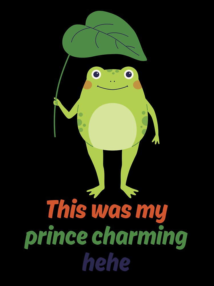 Funny Prince Charming Frog Quote by CCKimShop