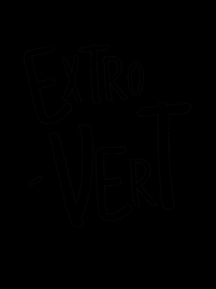 EXTROVERT TEXT - WORDS by Kwayako