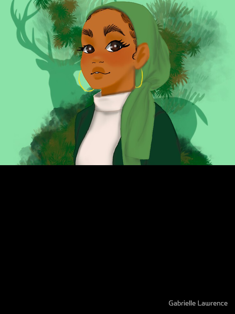 Melanin Cartoon by Gabrielle Lawrence