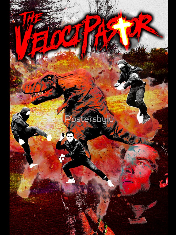 VELOCIPASTOR cult classic fan poster by Postersbylu