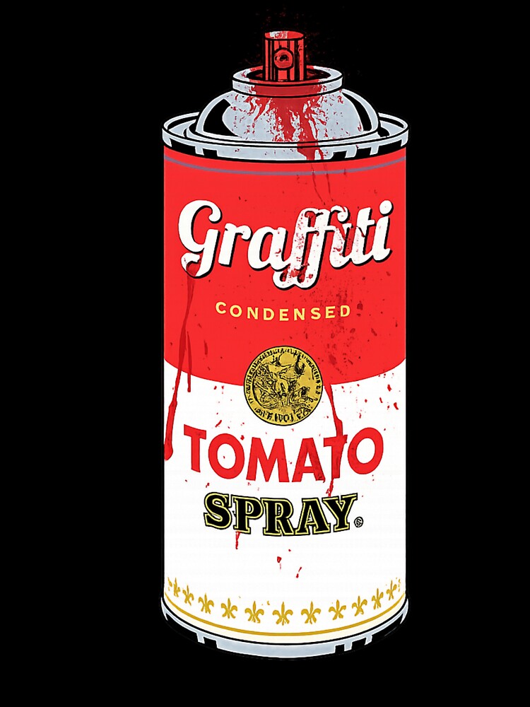 Graffiti Tomato Spray Pop Art Tribute by Da_ Crescente