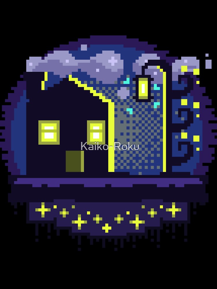 Pixel Art - Lamp and House by Kaiko-Roku