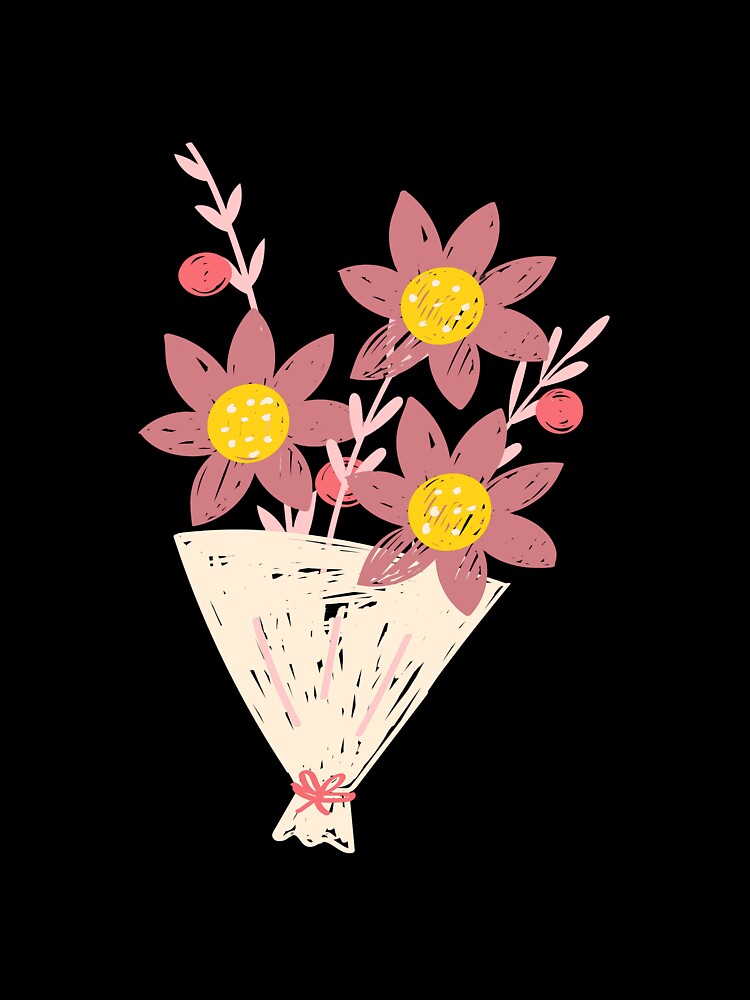 Cute Flower Bouquet Crayon by MinezJi15