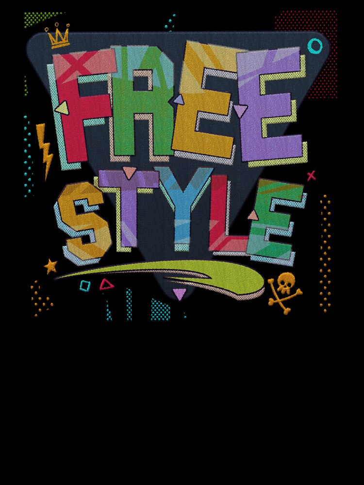 embroidery iron patch textured graphic artwork - free style logo badge emblem by hayrpictures