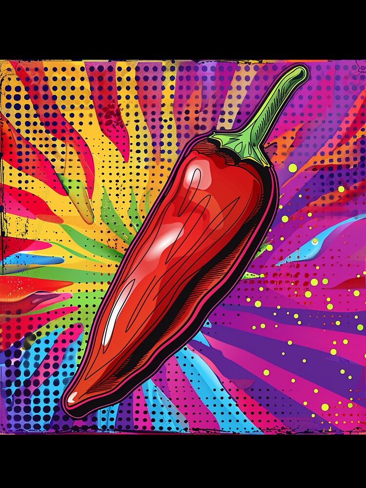 Chilli Pop Art 5 by AstroRisq