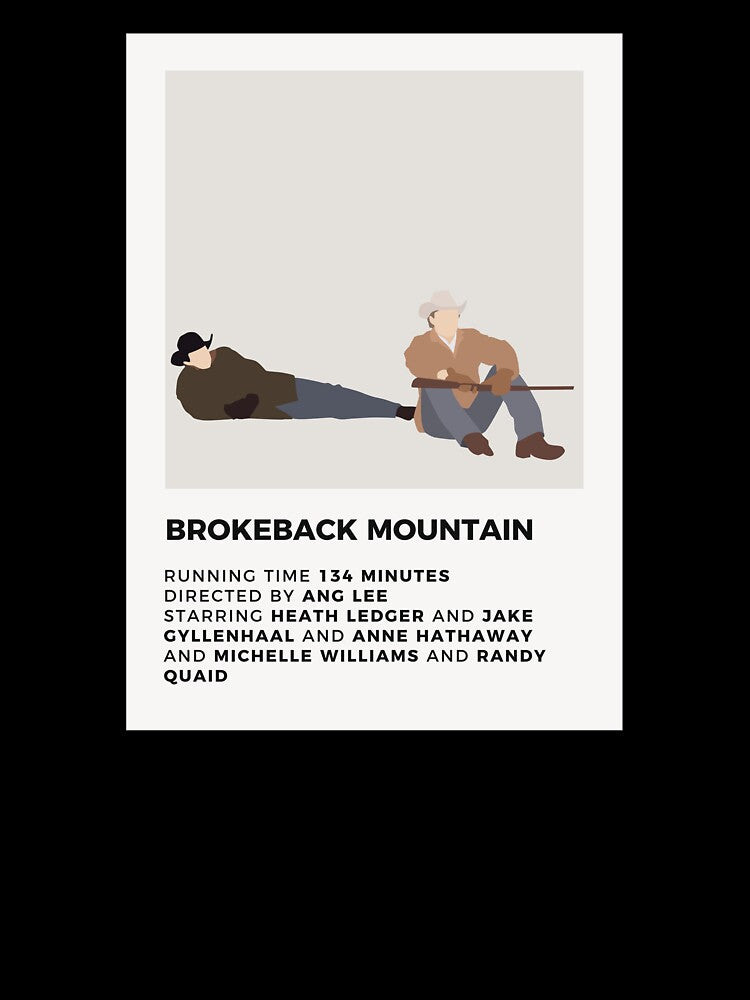 Brokeback Mountain Minimalist Poster by honeydesigns