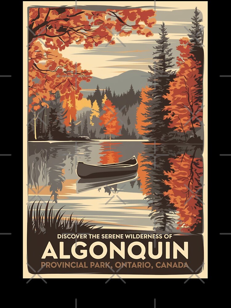 Ontario Vintage Travel Poster by TravelerRat