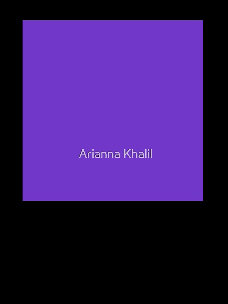 Solid Bright Purple by Arianna Khalil
