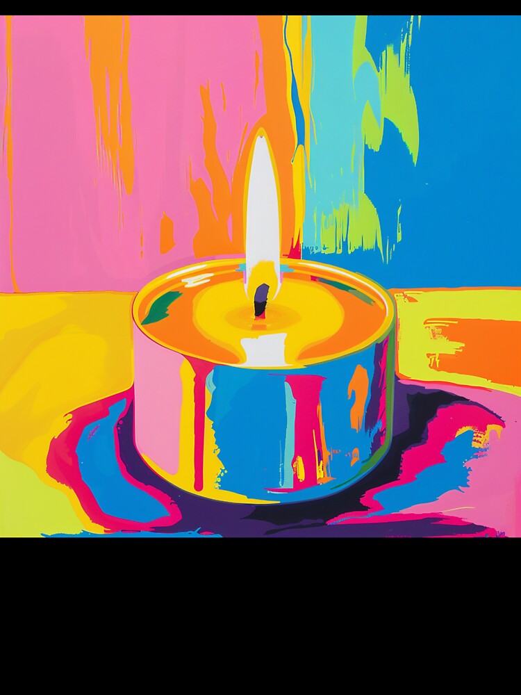 Candle Pop Art 15 by AstroRisq