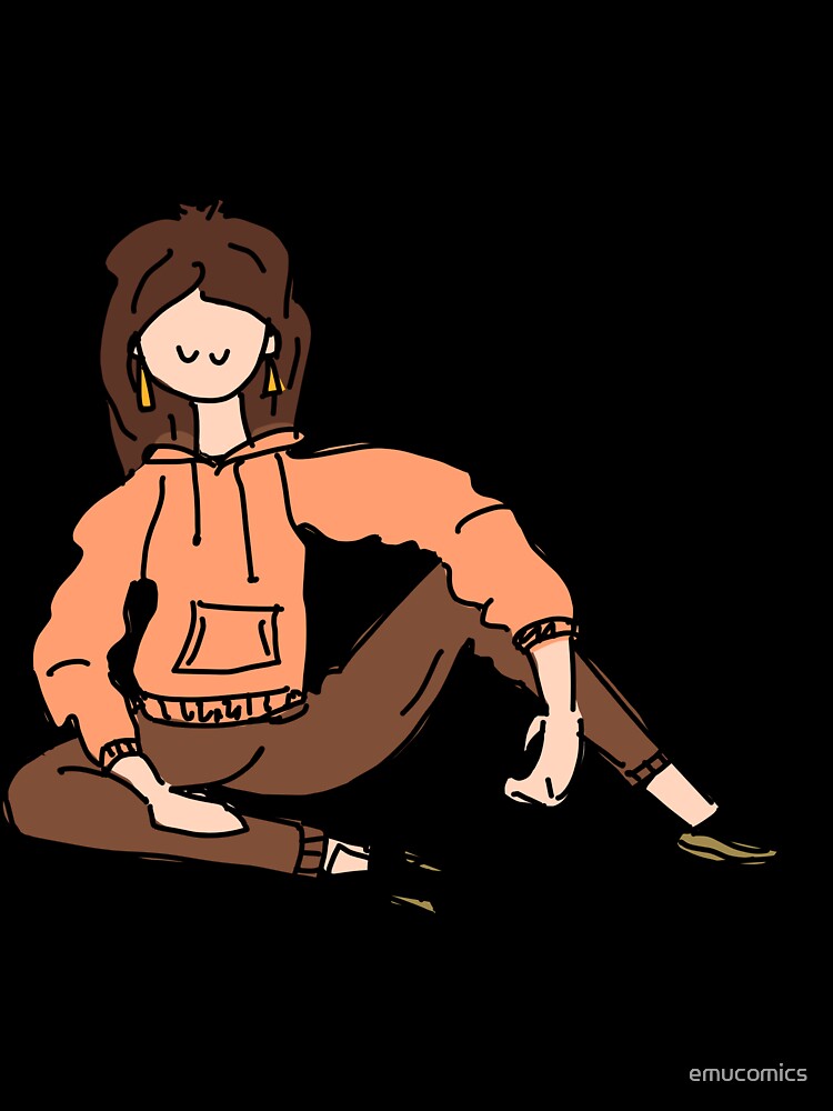 the girlfriend series - girl and a hoddie by emucomics