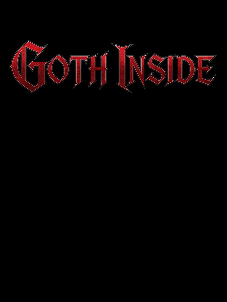 Goth Inside | Heavy Metal Font, 80s & 90s Goth Aesthetic by EnigmaticGoth