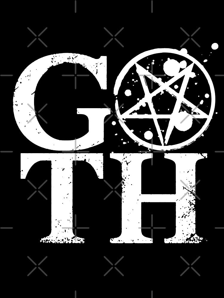 Goth Pentagram gothic wicca by ArtsyloShop