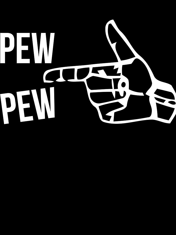 Pew Pew Sarcastic Finger Gun by RedYolk