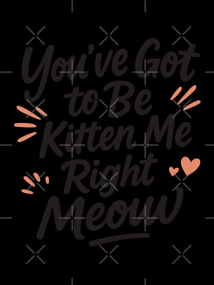 Kitten Me Right Meow Burst Silhouette – Bold Graphic Cat by WhiskerlyGfx