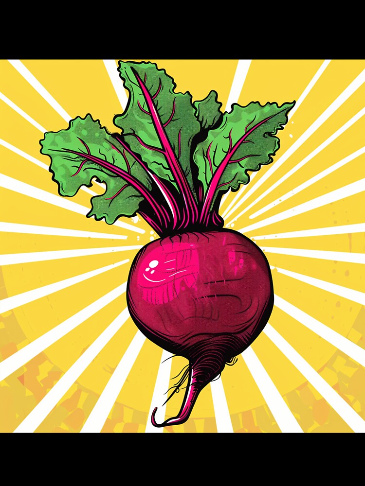 Beetroot Pop Art 3 by AstroRisq