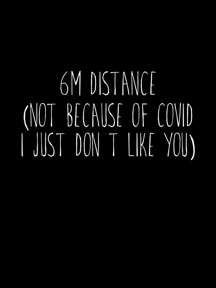 Funny 6m Distance Pun Slogan 2021 by lolahomya