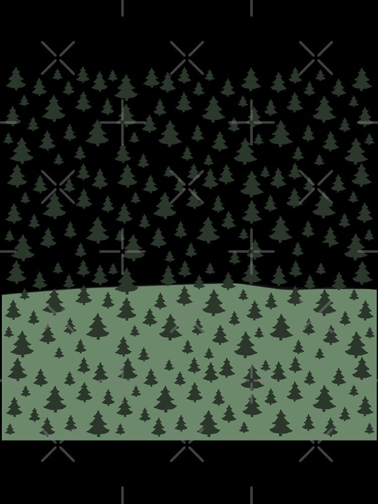 Pop Patterns - Trees Greens by Sweetie Spicy
