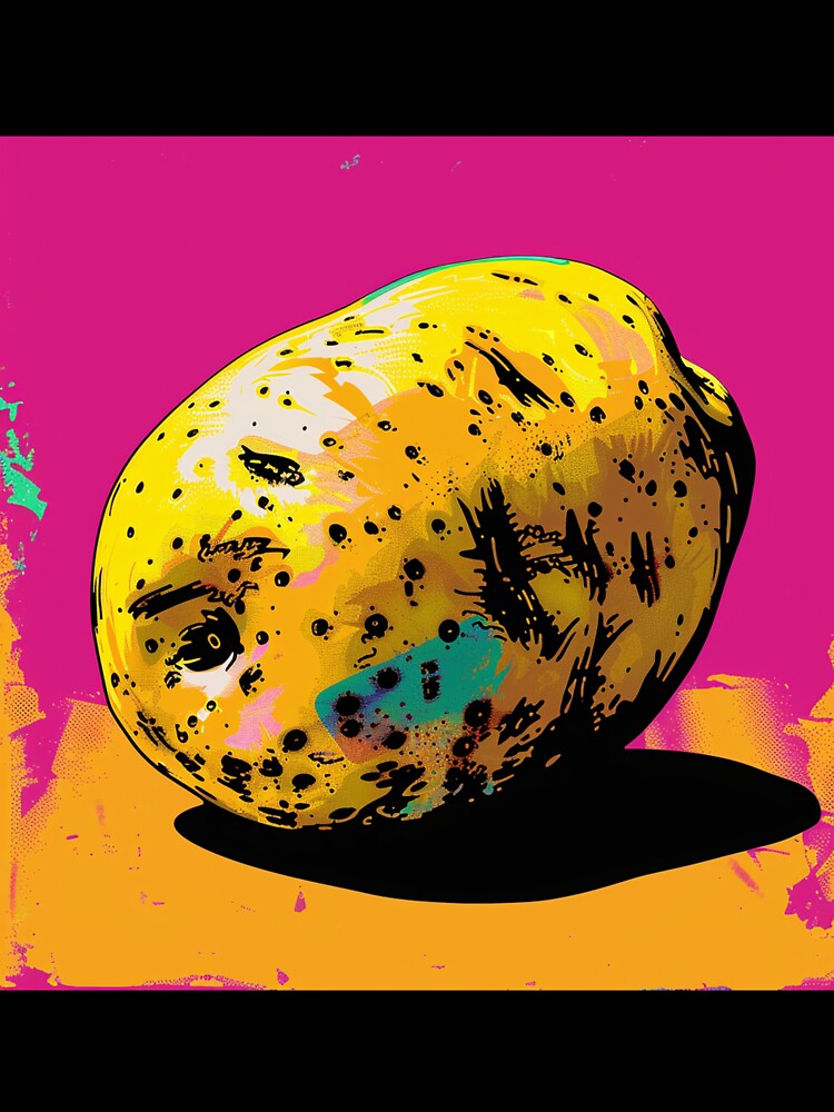 Potato Pop Art 4 by AstroRisq