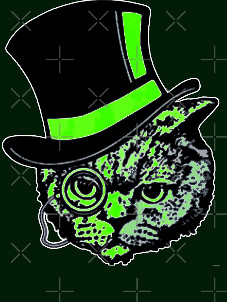 Green Cosmopolitan Cat by Mr-Burgher