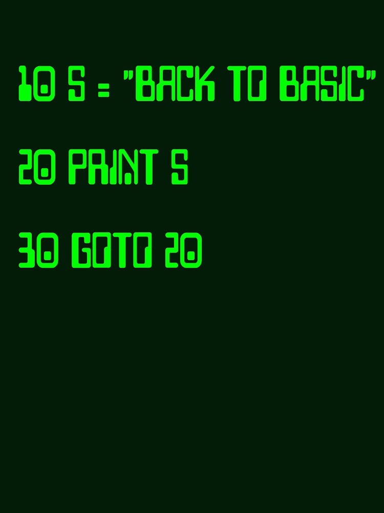 Back to Basic Programming Proud Computer Nerd Nostalgic Shirt by Archpress