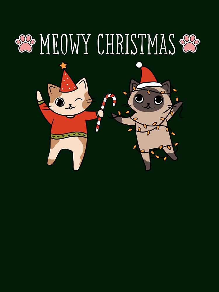 Meowy Christmas Shirt by RedCheeksBunny