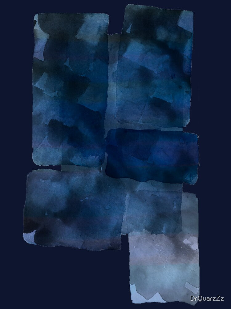 Blue Abstract Painting by DrQuarzZz