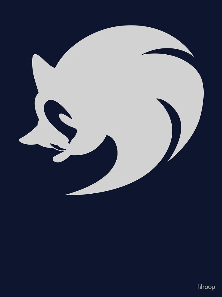 Modern Sonic Icon White by hhoop