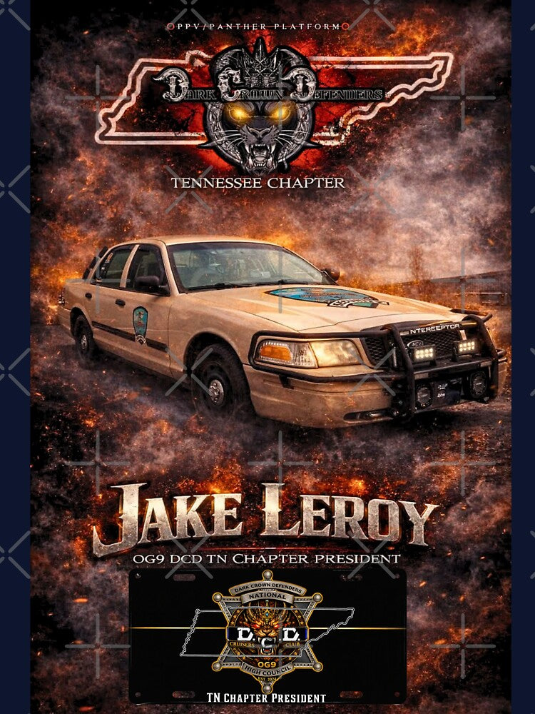 Dark Crown Defenders Auto club Jake LeRoy DCD Tennessee chapter President by SEVERTREND APPAREL