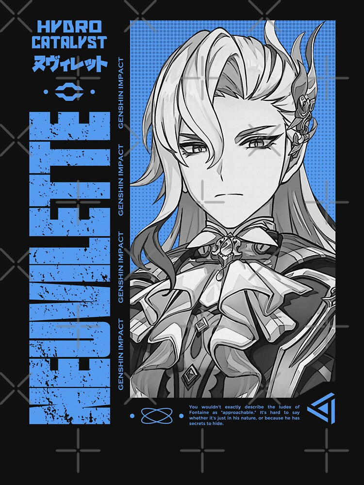 Neuvillette - Genshin Impact V.3 color ver by IZQINAV