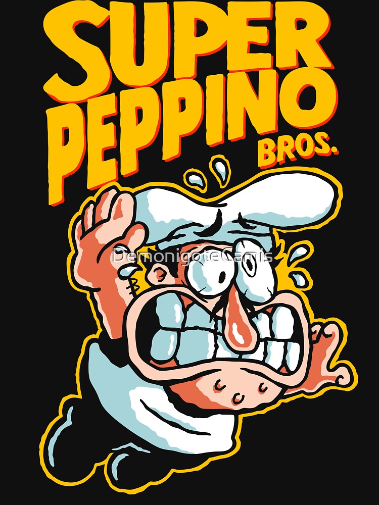 Super Peppino - Black Shirt by DemonigoteCamis