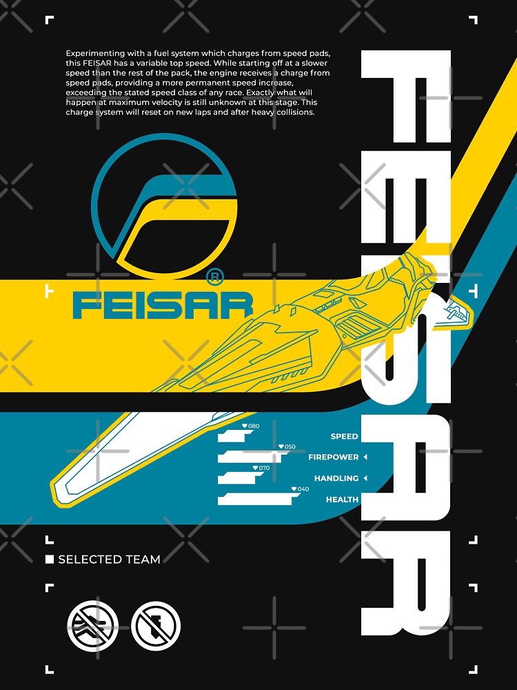 Wipeout 2048 Feisar Coverart by Vincent Strauss