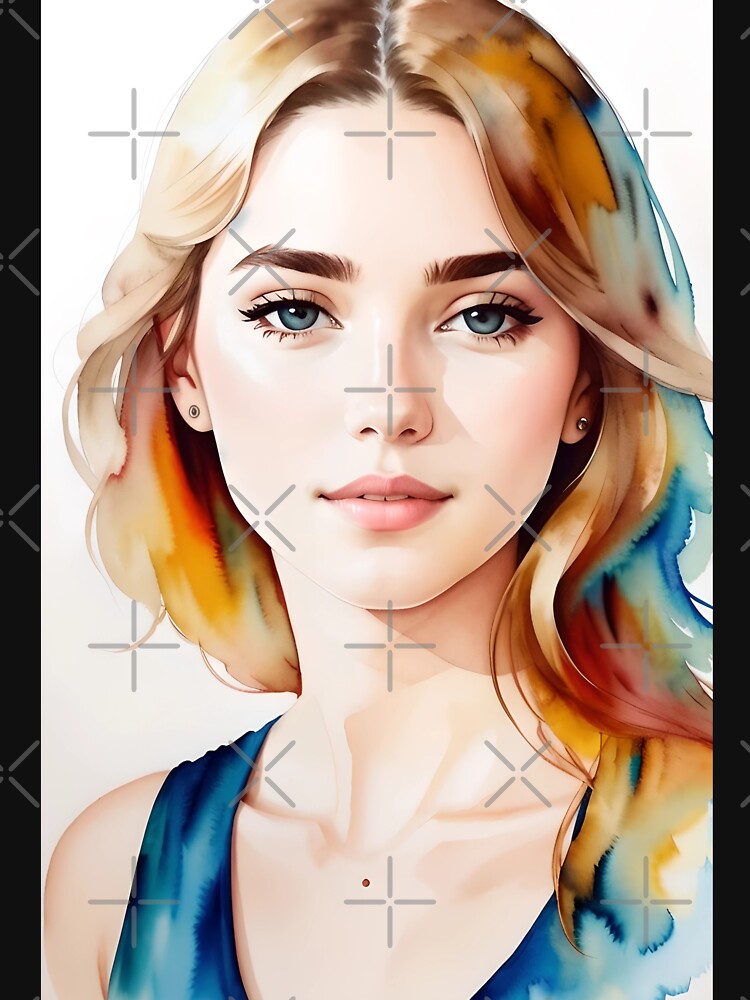 Portrait of a beautiful young woman by NurjanBR