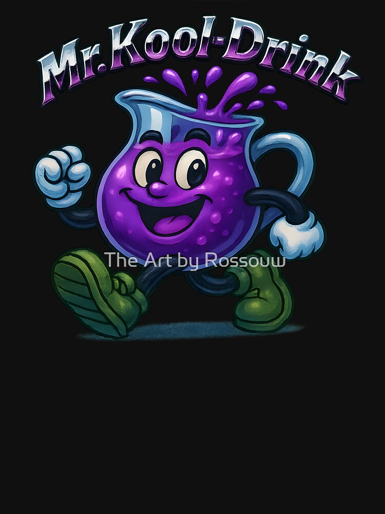 Mr. Kool-Drink retro vintage nostalgia advertisement by The Art by Rossouw