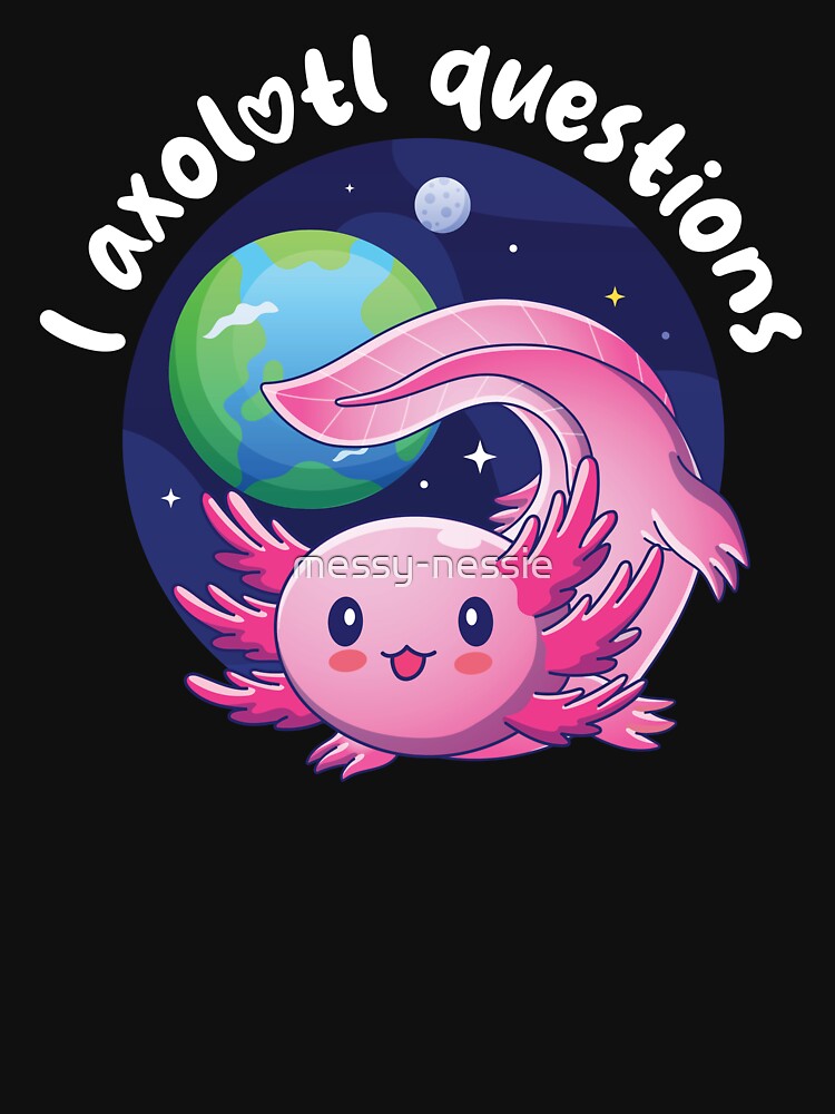 I axolotl questions - pink (on dark colors) by messy-nessie