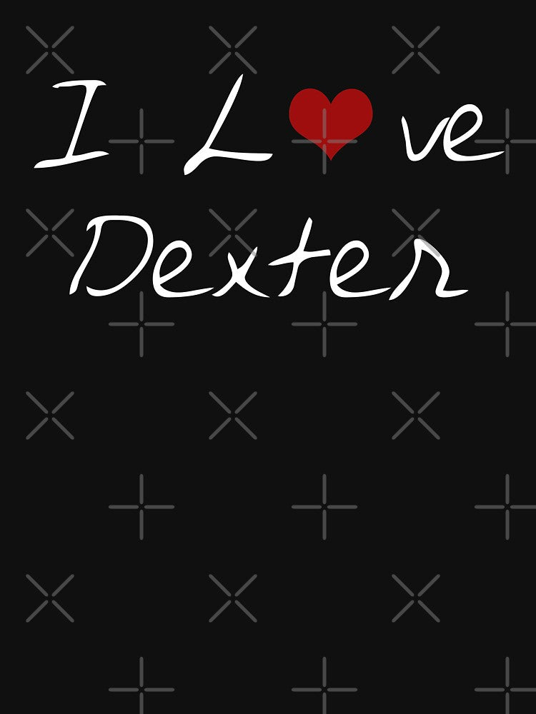 I Love Dexter Slim Fit T-Shirt by Laura J Devera ⭐⭐⭐⭐⭐